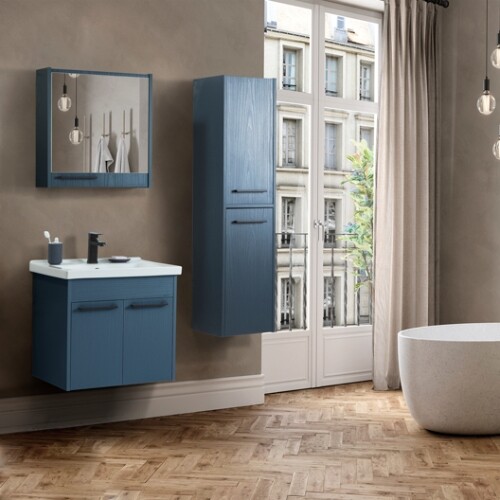 Martat Banyo New Sofia 65 cm Banyo Dolabı İzlanda Mavi