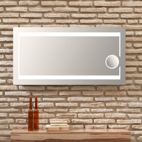 Orka LED Işıklı Büyüteçli Galata Ayna 120x60 cm - Orka Banyo